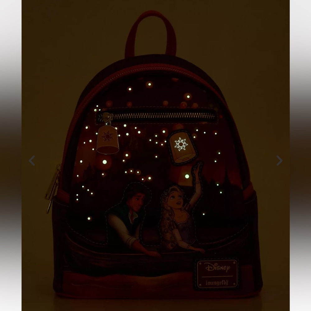 Loungefly Disney Rapunzel Lantern Scene Mini Backpack - Picture 9 of 10
